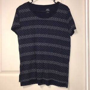 Navy Blue- Old Navy Boyfriend T-shirt
